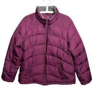 Lands’ End Down Feather Puffer Jacket *Please Read*